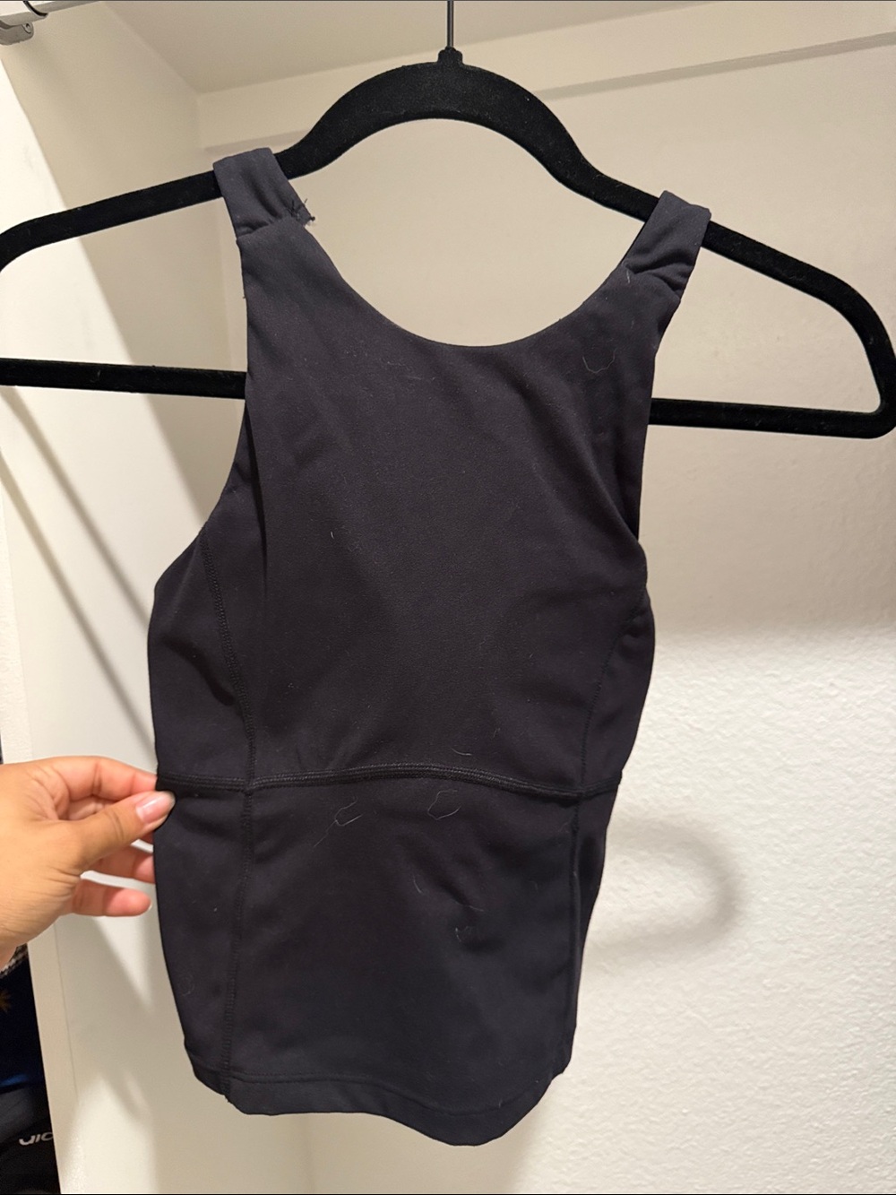Women’s Black Racerback Tank Top - Sleek Everyday Layer